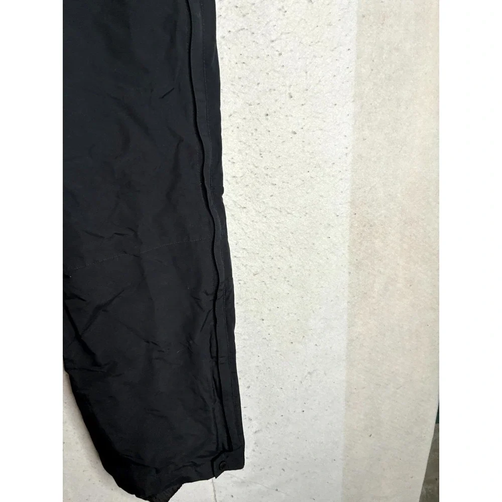 Precision Mountainwear Ski Pants Men's Large Black Scuff Guards Webbing Belted